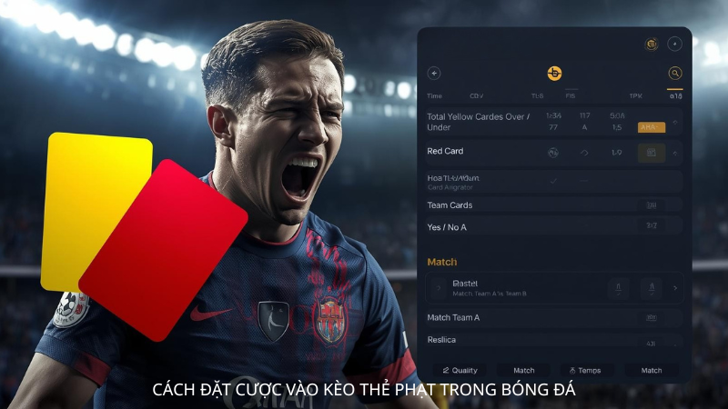 Cách đặt cược vào kèo thẻ phạt trong bóng đá