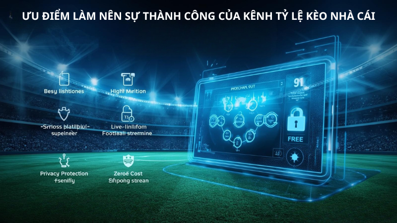 ưu điểm kênh Tỷ Lệ Kèo Nhà Cái